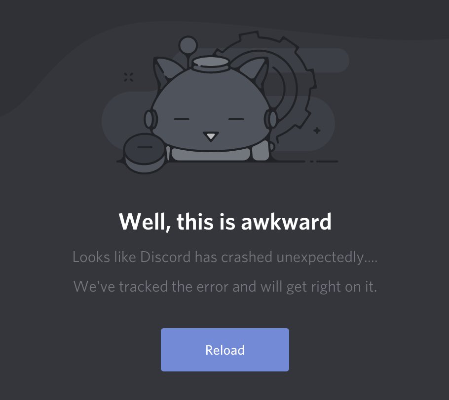 LordPrimez's tweet photo. Whelp… Discord is down again 🙃

#Discord https://t.co/0zDSgob0Ed