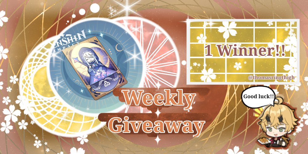 thomasringthigh's tweet photo. ✨ Weekly Giveaway ✨  
   🌸 Welkin Moon, 1 Winner 🌸
rules:
  ✧ must rt + follow me 
  ✧ (not forced to put notifs on bit better for my weekly giveaways)
  ✧ reply with who are pulling for next
  ✧ will send via mhy top up 

✿ ends the 22th feb
↓ more info ↓ https://t.co/KnwTbaY8CT