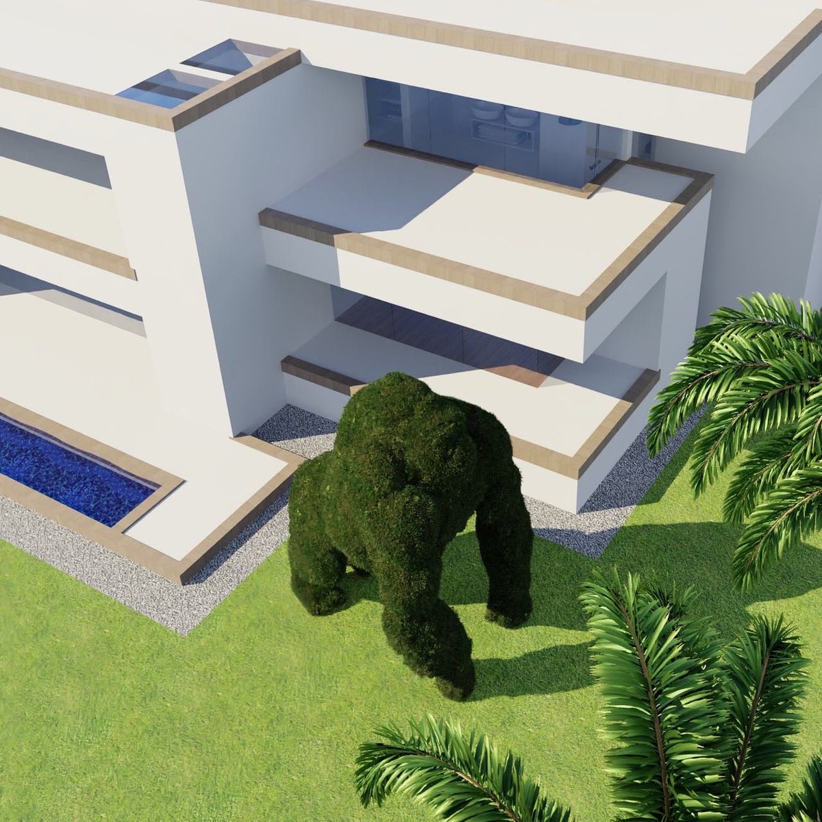 apeestates's tweet photo. We mean it when we say, these Estates are for Apes 🦍 

These properties will only get better with time…stay tuned 👀
.
.
.
#nft #artwork #3drendering #ape #nftartist #nftart #NFTGiveway #BoredApeYachtClub https://t.co/Z1bGEs9QZY
