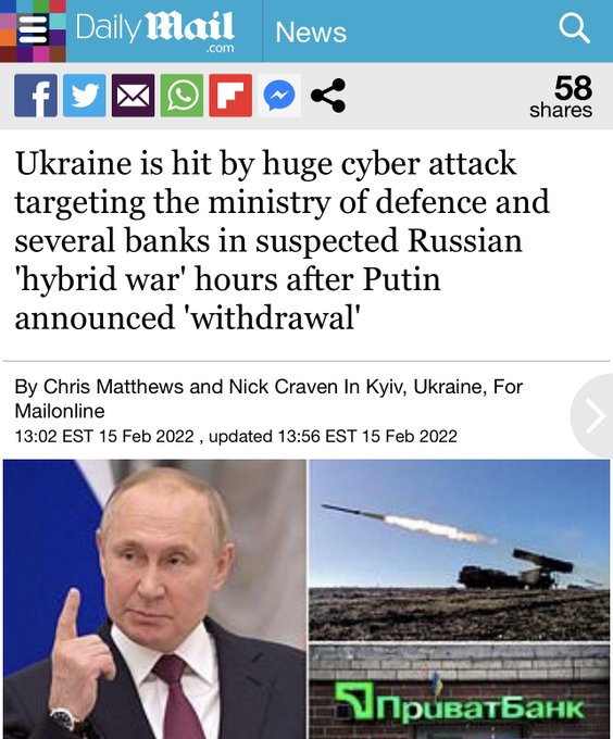 Ukrainian Banks Hit By Cyber Attack https://t.co/CLfegPUFXd