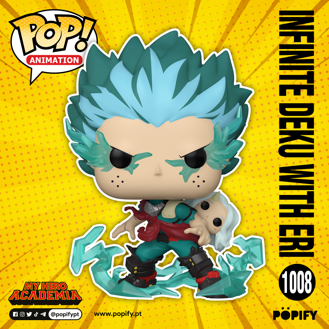 popifypt's tweet photo. Os personagens de My Hero Academia vieram para ocupar um espaço na tua coleção! Aqui temos uma figura bem detalhada do Deku com a Eri, no tamanho normal e Jumbo!
Coleciona a todos antes que esgotem! ⚡
https://t.co/t65jCdeagz

#myheroacademia #myheroacademiaedit  #funko #funkopop https://t.co/m0UtfCkOsH