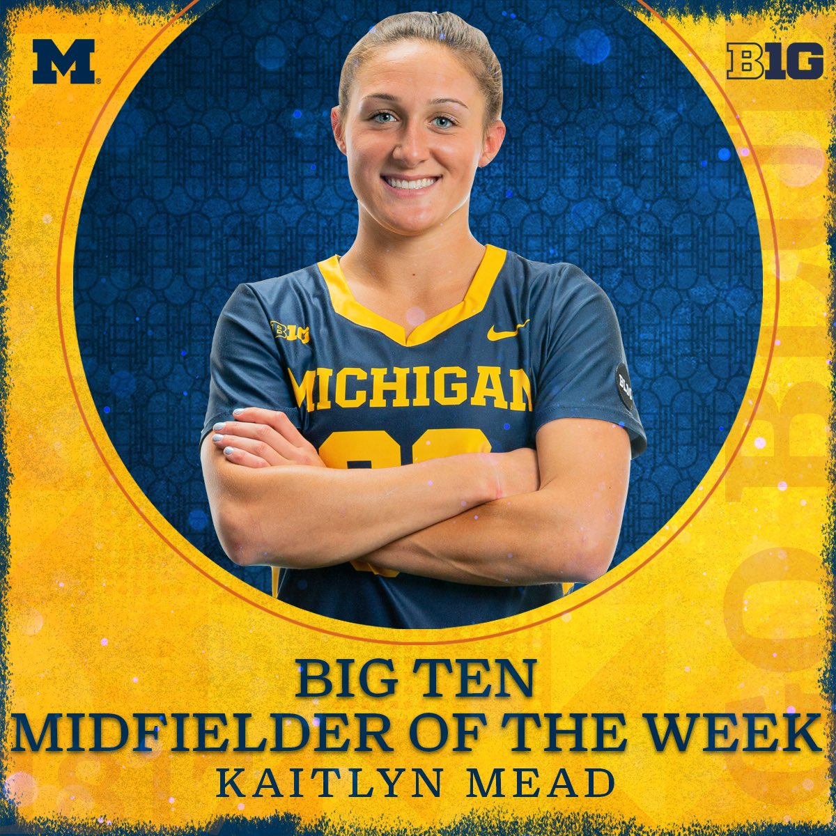 UMichWLAX's tweet photo. This trio is 🔥

#GoBlue 〽️ https://t.co/LOR9WqWFb6