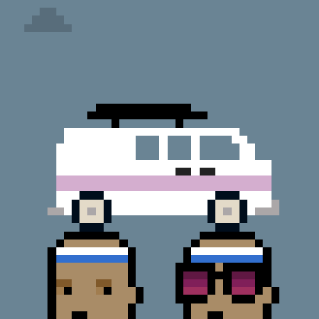 blockbagel's tweet photo. When Discord goes down @CryptoVanzNFT don't gaf because they don't have one! No WL hustling... nada... zilch. I'll show you my vans if you show me yours. Special thanks to @tiffatron for showing me her pastel van. #cryptocaravan #cryptovan https://t.co/597SZY5QpW