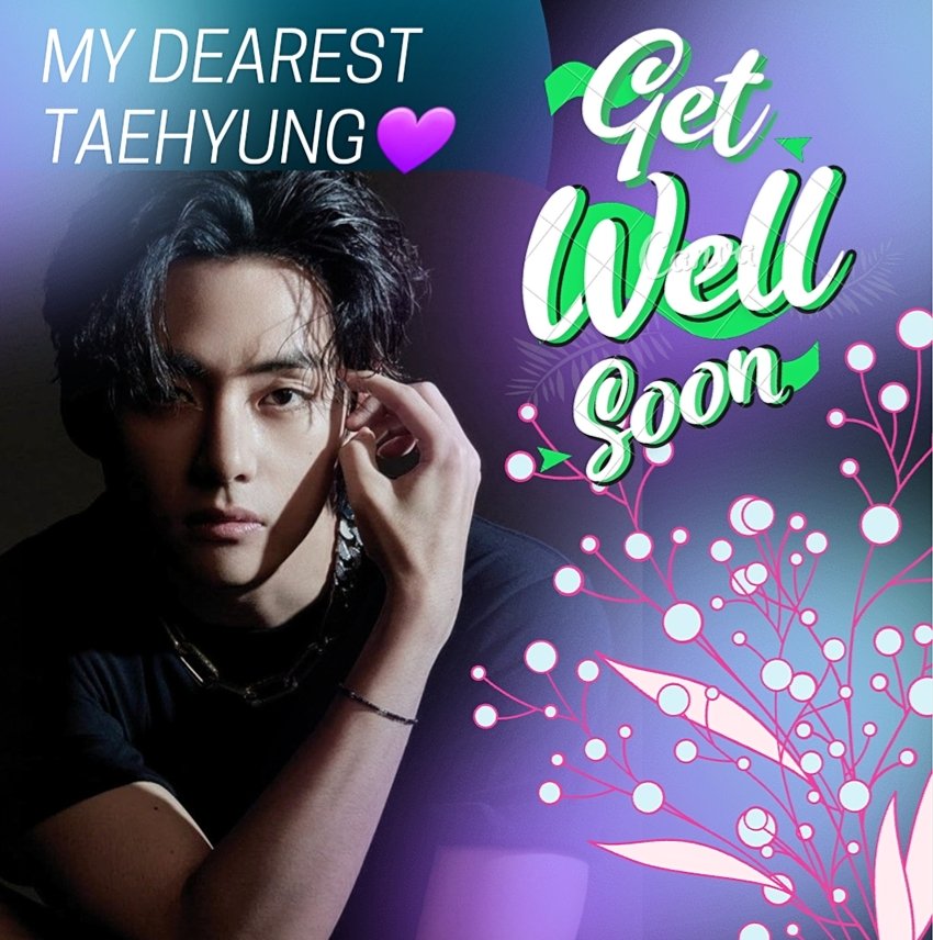 Realy feel sad to hear that you are not in a good condition😪
#GetWellSoonTaehyung My Handsome boy💜
<a href="/BTS_twt_VKTH/">V</a> <a href="/BTS_twt/">방탄소년단</a>