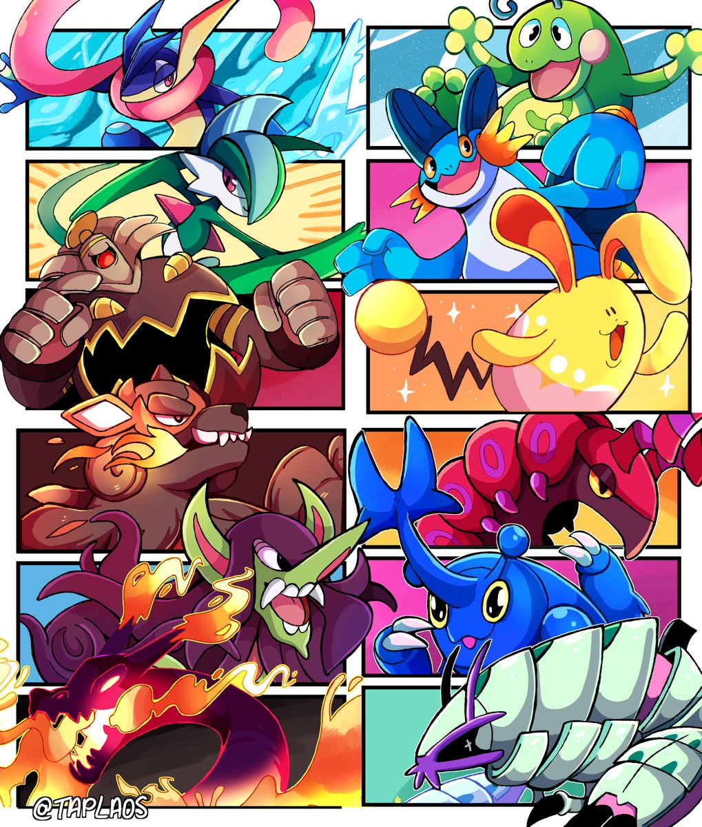 A bunch of mons I've done for commiss0ns! 