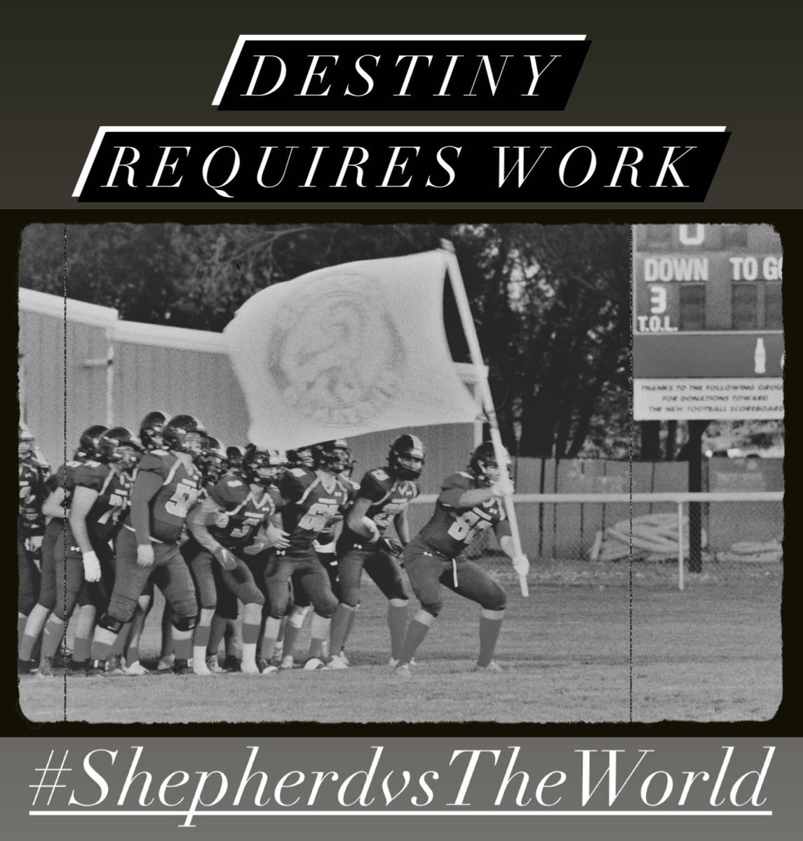 1CoachRuss's tweet photo. The naysayers don’t get to decide. 
The warriors do.
#ShepherdvsTheWorld https://t.co/BvJM7BZymA