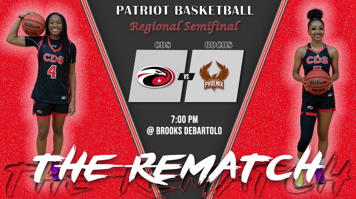 It’s GAMMMEEEEEDDDAAAYYYYY!!!!

Come out and Support your Lady Patriots as they take on BDCS tonight at 7pm! Game will be played at BDCHS!