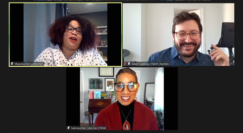 Sara Sanders (@sarasanderspeak) on Twitter photo Funders: don't ask for demographic data if you don't intend to use it to make better decisions. Appreciate the truth being shared in the room at our @PEAKgrantmaking Community Convo on driving racial #equity in #philanthropy. Thank you, @SatonyaFair, <a href="/MiyeshaP/">Miyesha Perry</a> & Adam Liebling. Funders: don't ask for demographic data if you don't intend to use it to make better decisions. Appreciate the truth being shared in the room at our @PEAKgrantmaking Community Convo on driving racial #equity in #philanthropy. Thank you, @SatonyaFair, <a href="/MiyeshaP/">Miyesha Perry</a> & Adam Liebling.