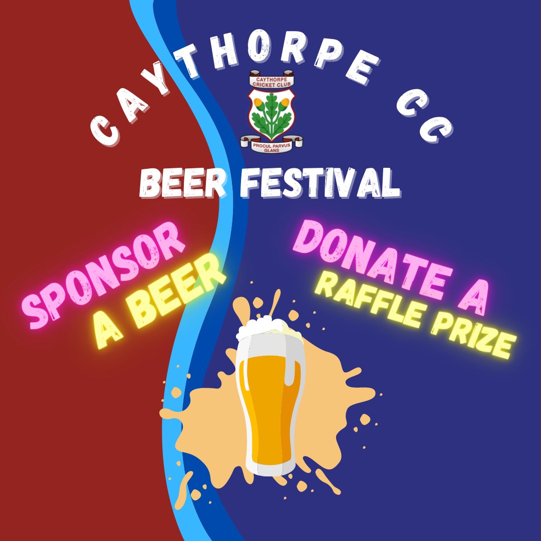 There are loads of Sponsorship Opportunities for 2022!
Players that acquire £350 of new sponsorship will receive free membership so get looking!
If you want more information please contact us! 
info@caythorpecc.org