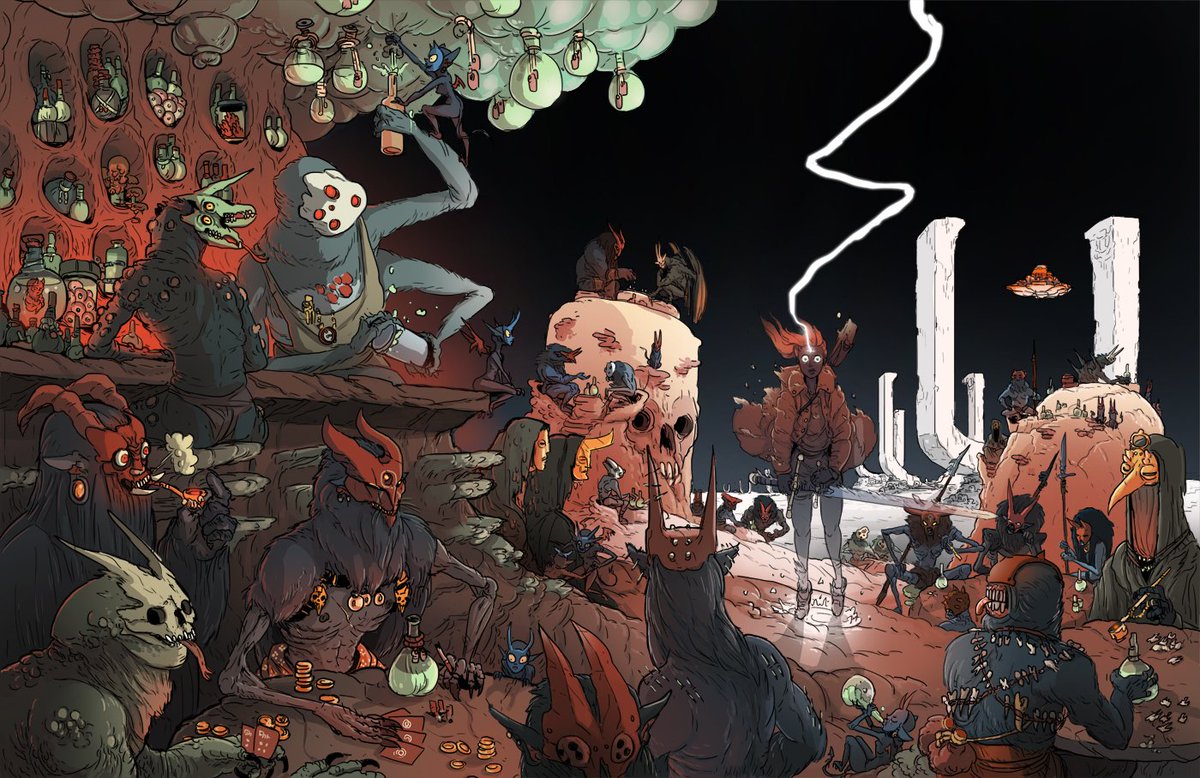 Radji_BD's tweet image. J'ai envie de faire un tweet en l'honneur de "Kill Six Billions Demons" d' @Orbitaldropkick 

Mon dernier coup de coeur BD, est un des plus massif.
Du niveau de ma découverte de Mutafukaz en 2007.

Lisez.
C'est une dinguerie absolue.

killsixbilliondemons.com