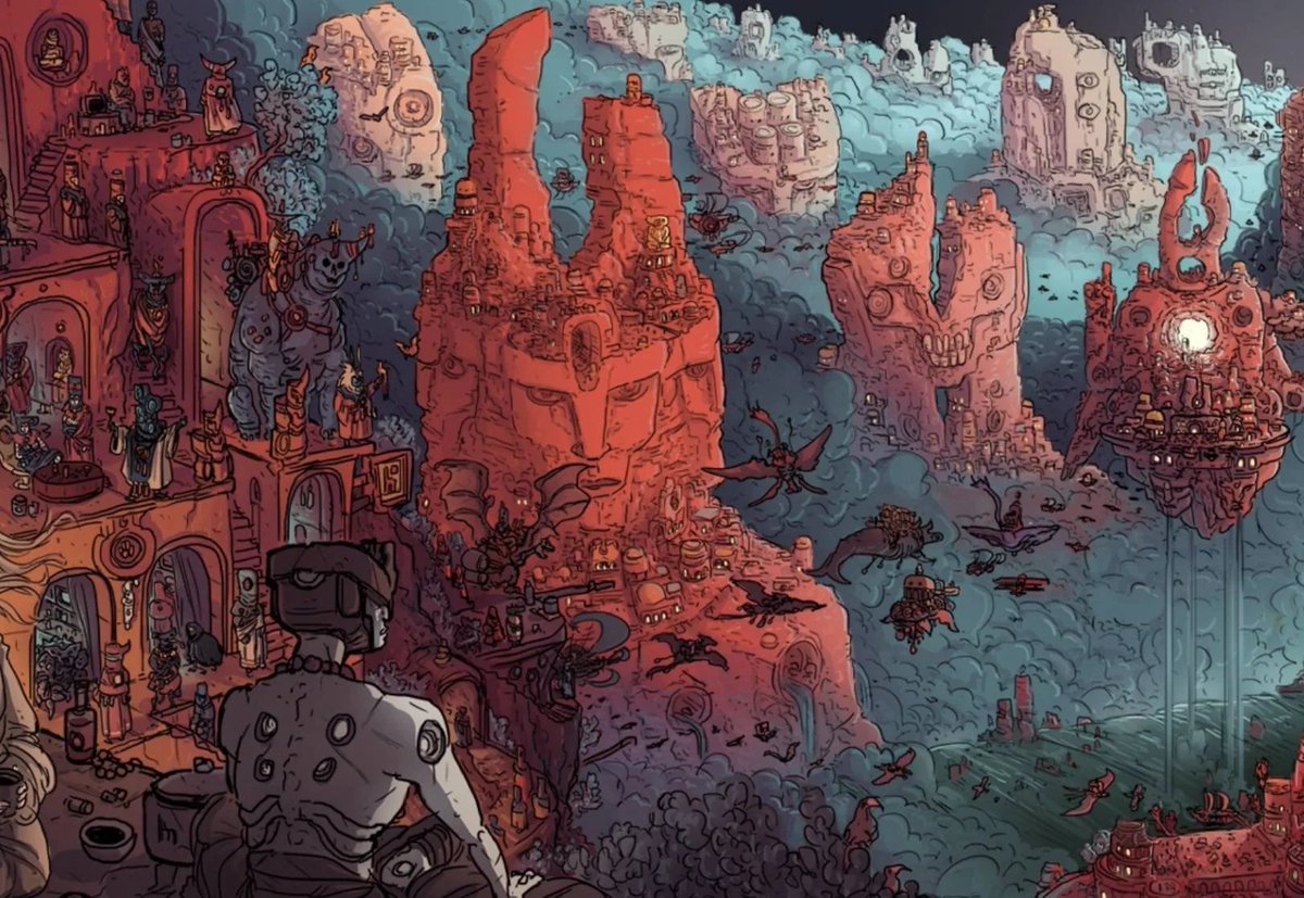 Radji_BD's tweet image. J'ai envie de faire un tweet en l'honneur de "Kill Six Billions Demons" d' @Orbitaldropkick 

Mon dernier coup de coeur BD, est un des plus massif.
Du niveau de ma découverte de Mutafukaz en 2007.

Lisez.
C'est une dinguerie absolue.

killsixbilliondemons.com