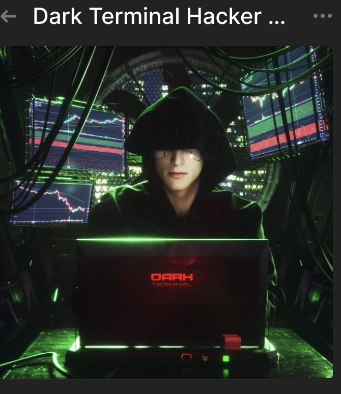 toriko52's tweet photo. ハッカーNFT買いました、これで１発当てるんや！
#darkterminal https://t.co/etT4jarTpw