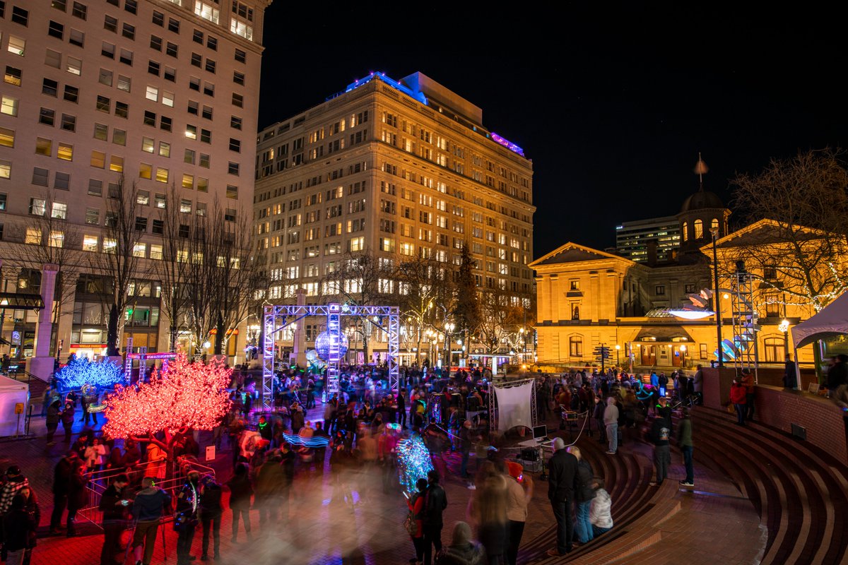 tedwheeler's tweet photo. Congratulations to @pdxwlf on another great event this year.
#PDXLightFest builds community by bringing inclusive art and technology for all Portlanders to enjoy. https://t.co/1LcE0yPXuu