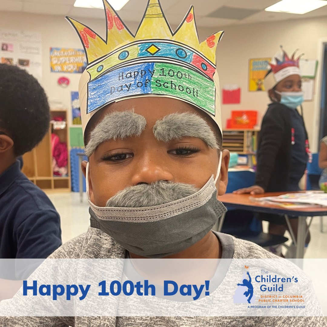 TCGDCPCS's tweet photo. The students at TCG DC are celebrating the 100th day of school today….
We can’t imagine how they will look by the last day! 😂
#100thday #100thdayschool #tcgdc #dcpcs #elementary #middle #school #schools #childrensguild https://t.co/ztrlCPpYF9