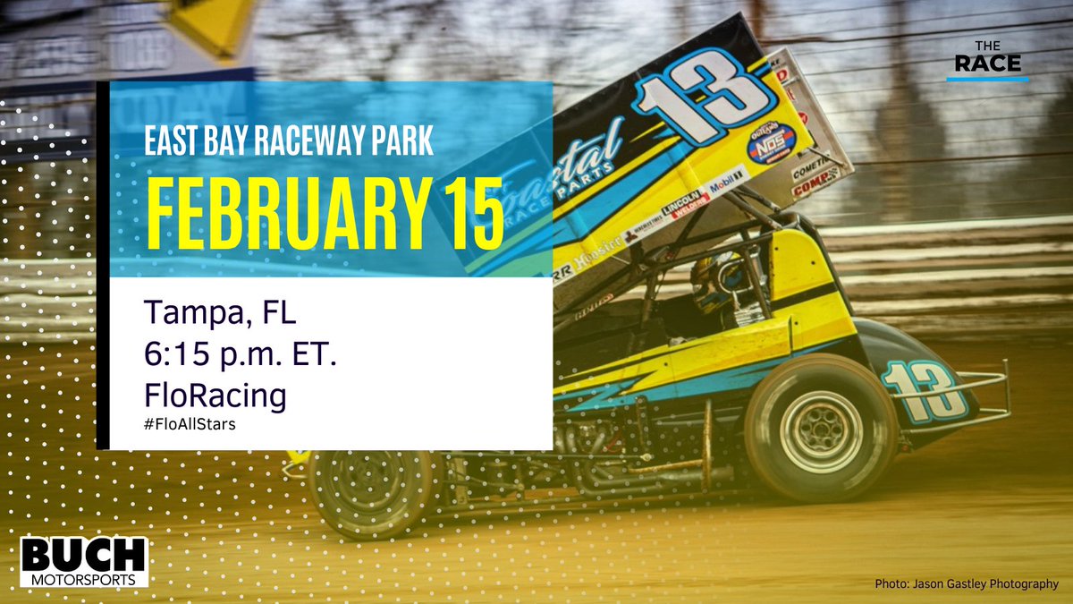 Buchsprint13's tweet photo. Our 2022 trip south to Florida comes to a close tonight at East Bay. ☀️

🏁: @EastBayRacePark 
📍: Tampa, FL
🕰: 6:15 p.m.
📺: @FloRacing  

SCHEDULE >> https://t.co/CMbwa1t4ln 

#FloAllStars https://t.co/CEIK0fUc1u