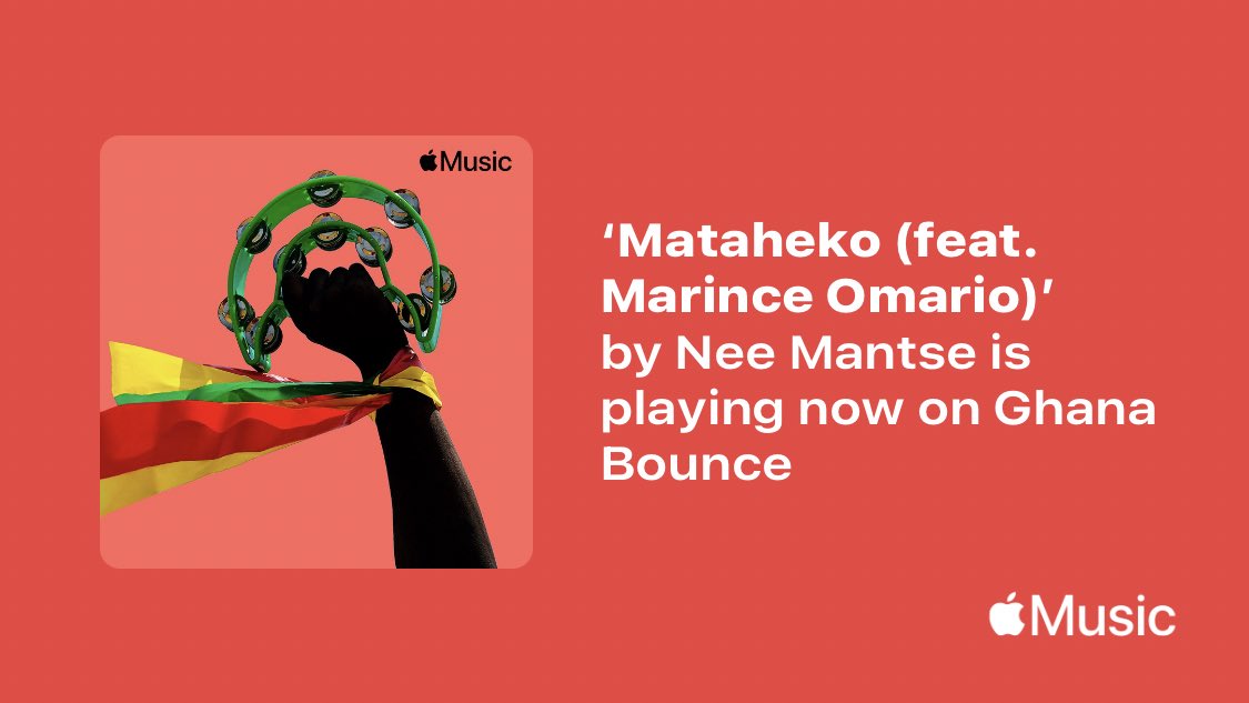 Nee_Mantse_'s tweet photo. Just passed a new Milestone on @AppleMusic. Thanks for listening!
https://t.co/w18kkGFw07 https://t.co/9HKW5h5rgf