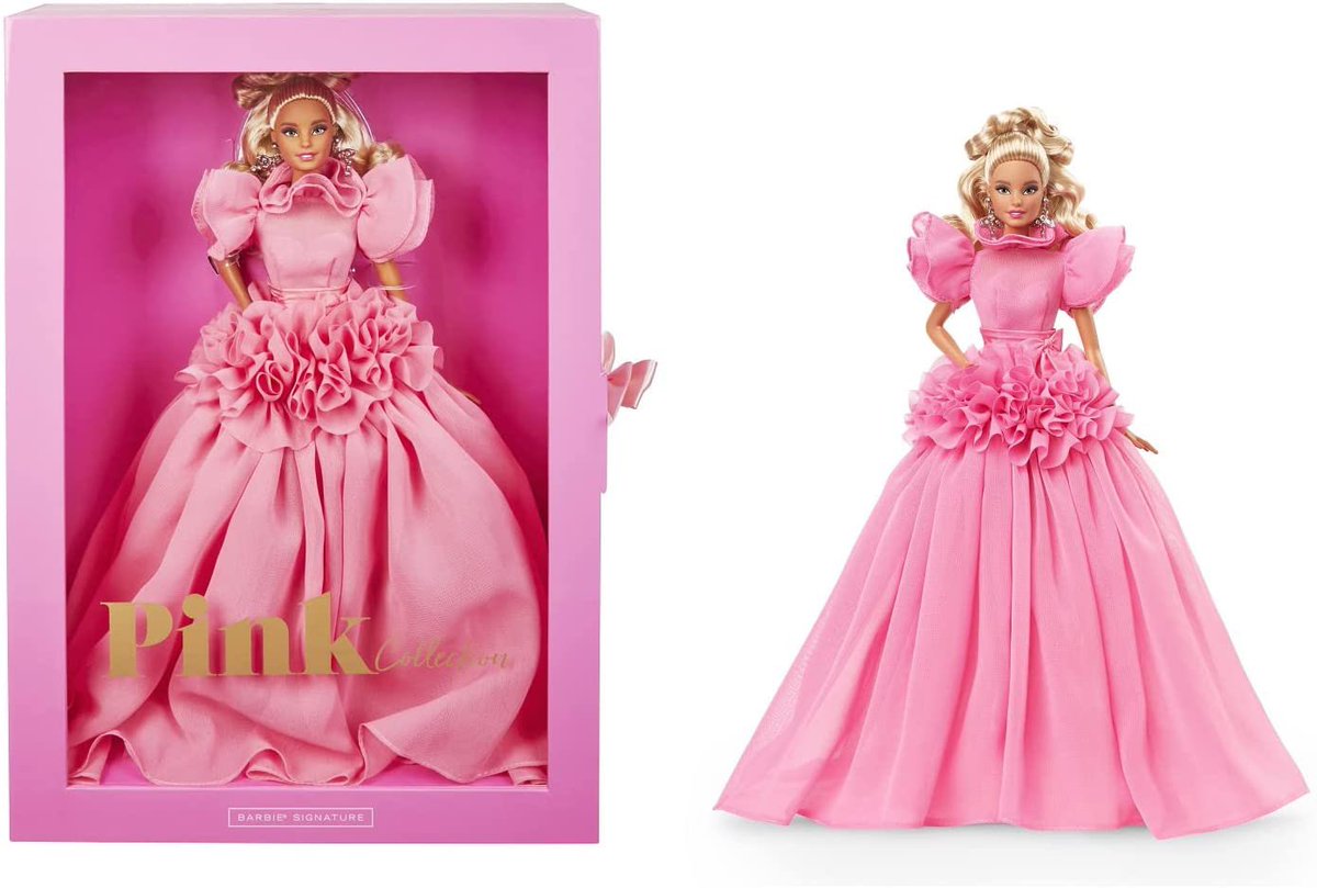 fofeando's tweet photo. ¡Novedad! Aquí les dejo las imágenes oficiales de la tercera muñeca de la línea “Barbie Pink Collection”. Diseñada por Robert Best esta muñeca de colección estará en tiendas a principios de Marzo aproximadamente. #BarbiePinkCollection #Fofeando https://t.co/wmbNZLoqon