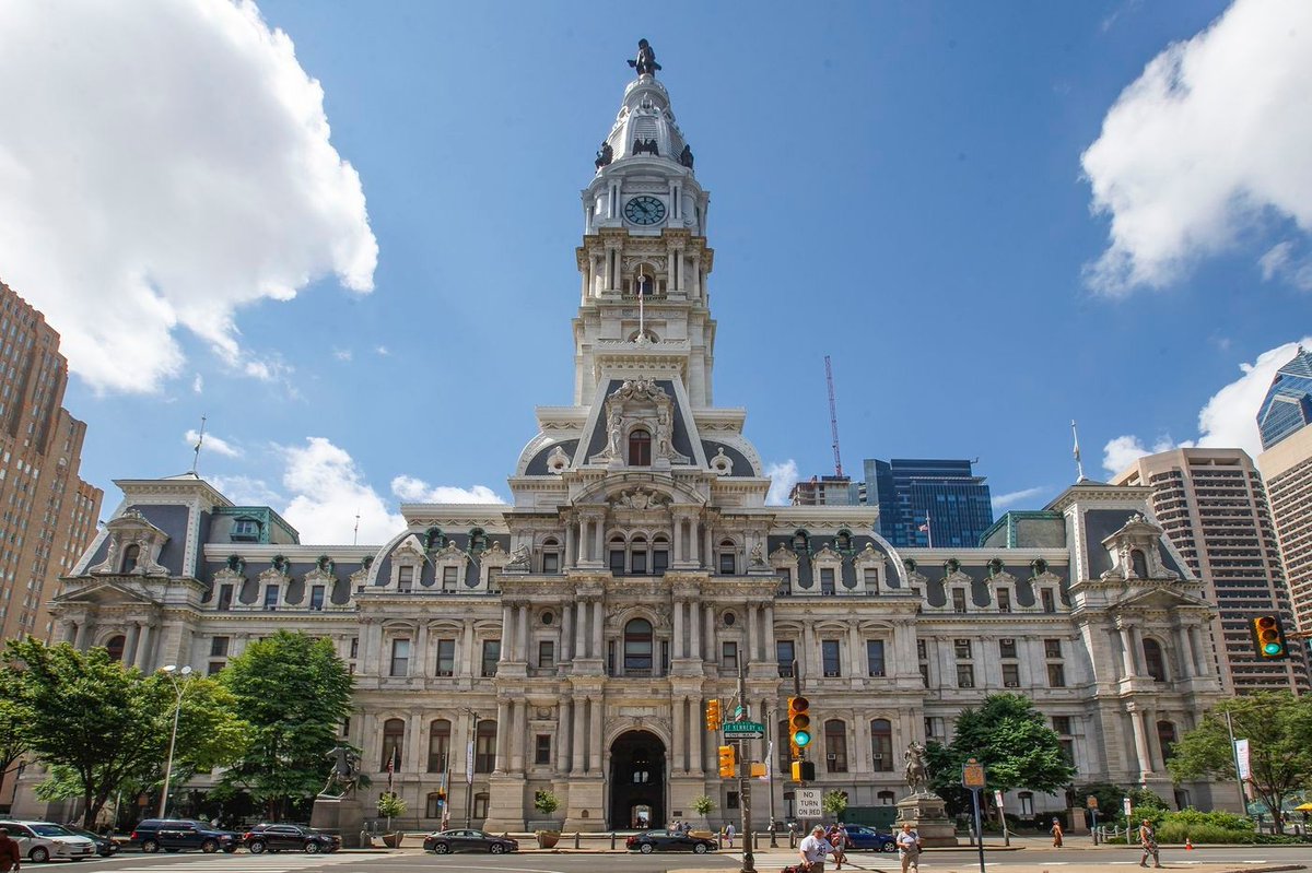 City Hall is one of Philadelphia's most iconic buildings! Over 250 sculptors, educators, and engineers came together and created a masterpiece out of love, grit, brick, white marble, and limestone. 

#funfact #centercityphilly #cityhallphiladelphia #thejawn #phillycollective