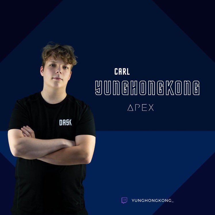 Proud to announce that <a href="/YungHongKong/">Carl Larsen</a> is joining the main apex legends roster! Welcome ;-)