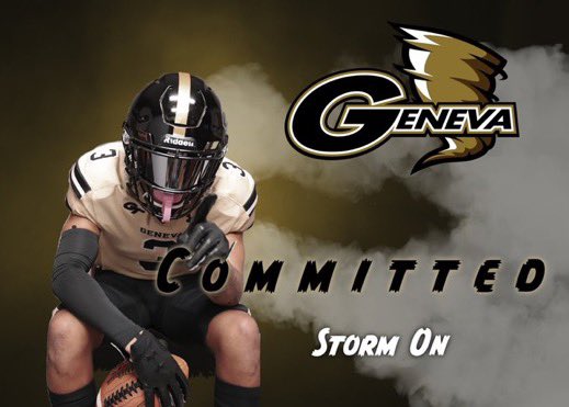 I am trilled to commit my next 4 years to Geneva College. Excited to peruse my career in aviation✈️ and excel my football career. <a href="/CanisiusHSFB/">Canisius HS Football</a> <a href="/CanisiusHS/">Canisius High School</a> <a href="/Geneva_Football/">Geneva College Football</a> <a href="/CoachContenta/">Tom Contenta</a> <a href="/CoachBensing/">Will Bensing</a>