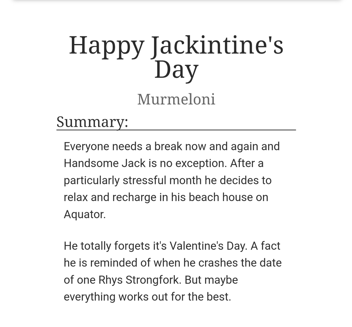 It's here! A day late, but I hope you enjoy it anyway 😉❤️  archiveofourown.org/works/37151320 via <a href="/ao3org/">ao3</a>