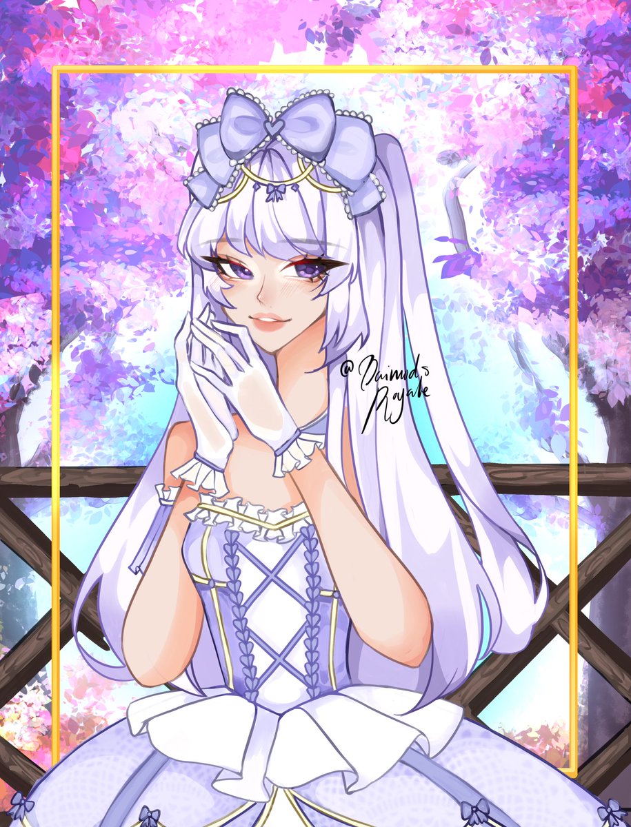 DiamondsRoyale's tweet photo. She is elegant, she is graceful, she is….@flxxfyxo!!!

Art contest entry for #floofshaloartcontest :)))
Super proud of this one >.< https://t.co/mFDweMMNWU