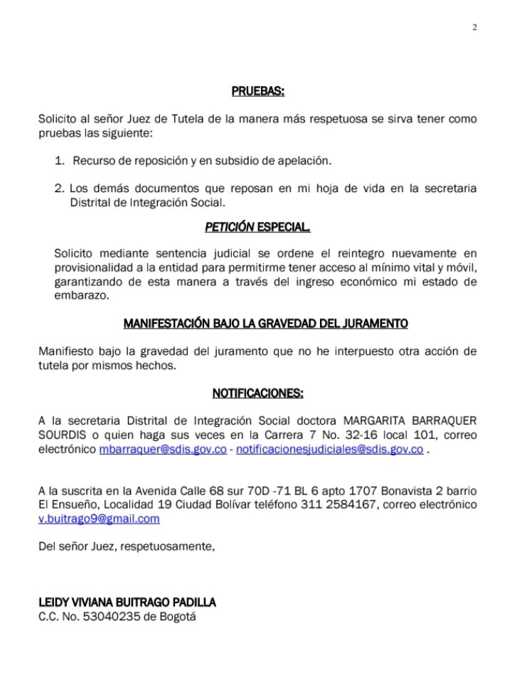 GermanSUNET's tweet photo. Incoamos acción de tutela, acción afirmativa,mujer embarazada despedida en @integracionbta @GobiernoBTA @ENSColombia @personeriabta @Astrid206764898 @cutcolombia @PGN_COL @manolitosalazar @secredistmujer @felipeangell @LuisErnestoGL @sunetcolofc https://t.co/46HWVsvdJc