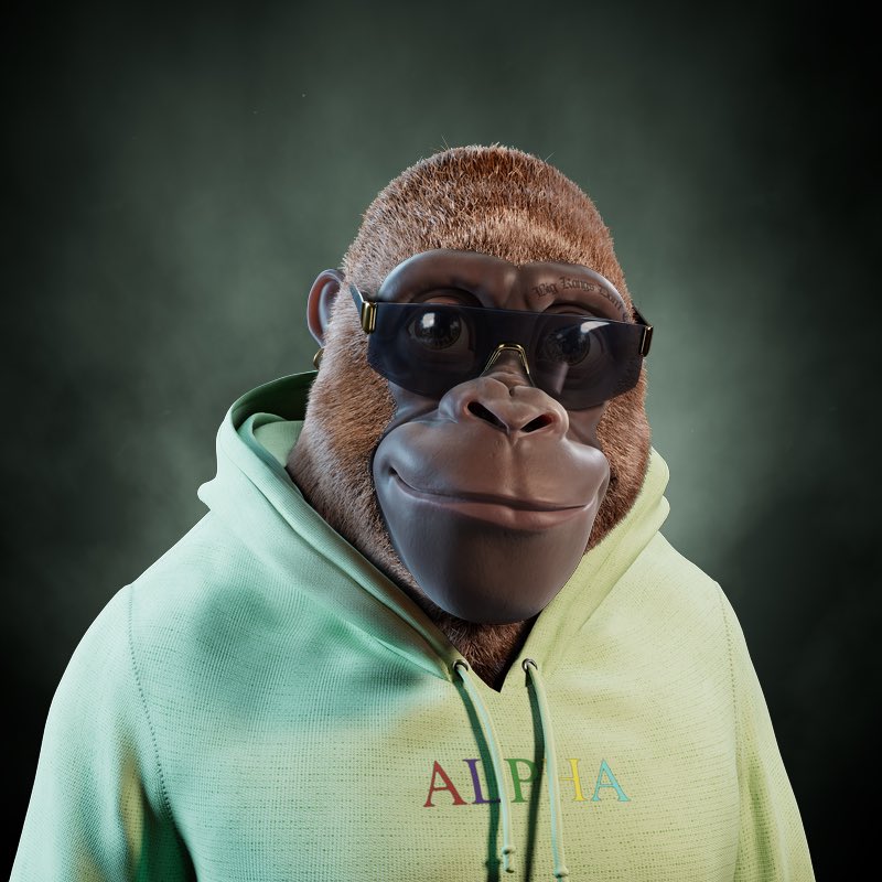 Kiesza's tweet photo. Really pumped to be part of this Gorilla saving community! @AlphaKongsClub https://t.co/7buARXOt7y