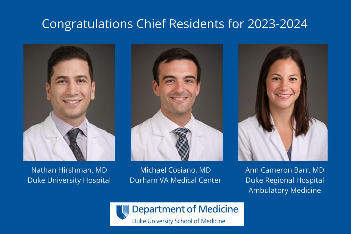 Duke Department of Medicine tweet media
