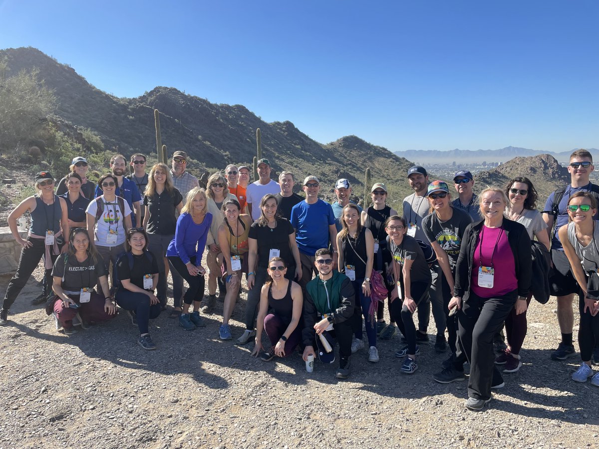 WWFBetterBiz's tweet photo. Great day for a hike at #GreenBiz22! Big thanks to our partners @Starbucks for co-hosting this nature walk with us! https://t.co/vAPgyubmKl