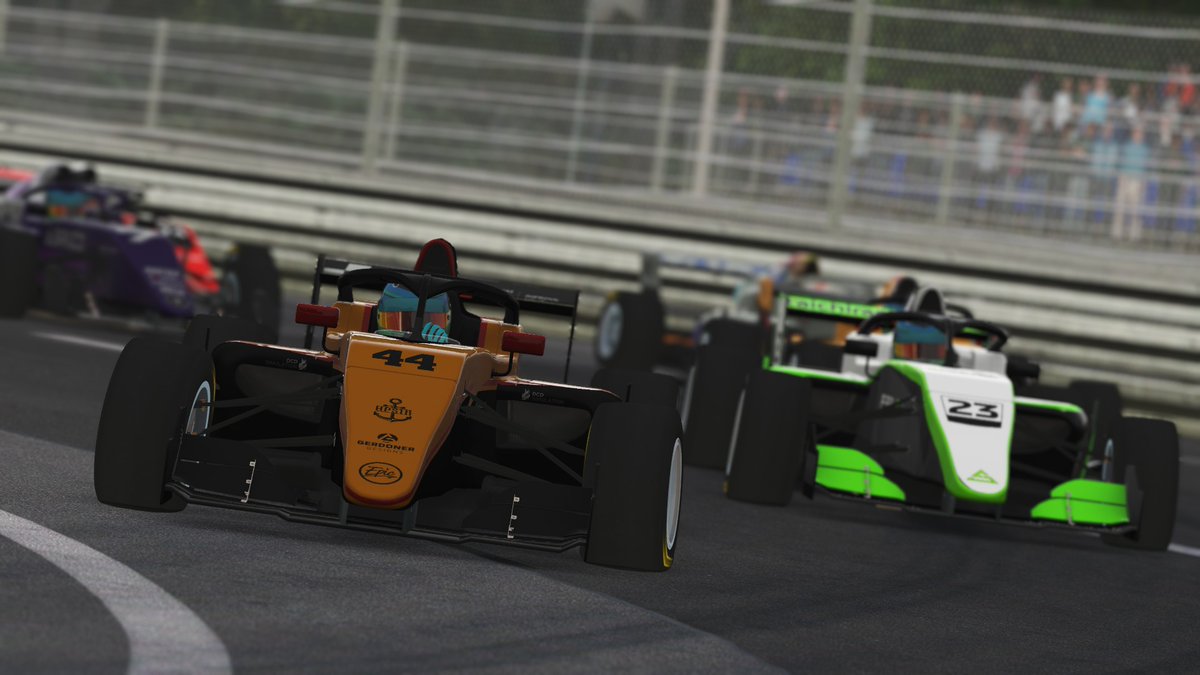 Race 2 results! 🇩🇪

Ryan Elliott impressively secures a lights to flag victory and delivers Epic Racing their first victory in GPU! 🏆

🥇Ryan Elliott 🇬🇧 (Epic Racing)
🥈Bradley Sellars 🇬🇧 (SimApex RT)
🥉Chris Butcher 🇬🇧 (THR)

#GrandPrixUnited #rFactor2 #Simracing #Esports