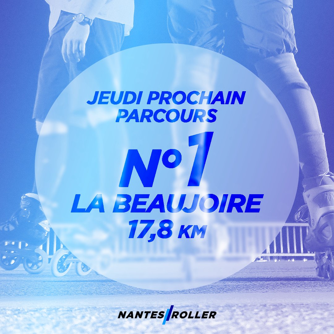 NantesRoller's tweet photo. Jeudi 1️⃣7️⃣ février, rendez-vous 20h30 Place Ricordeau pour le parcours n°01 – Beaujoire !
#nantesroller #rollernantes #roller #rollerskating #randoroller #randonneeroller
🌦⏰🚩 Vous avez un doute sur la météo, l’heure ou le lieu du rendez-vous ? https://t.co/nqWBCy2YYF