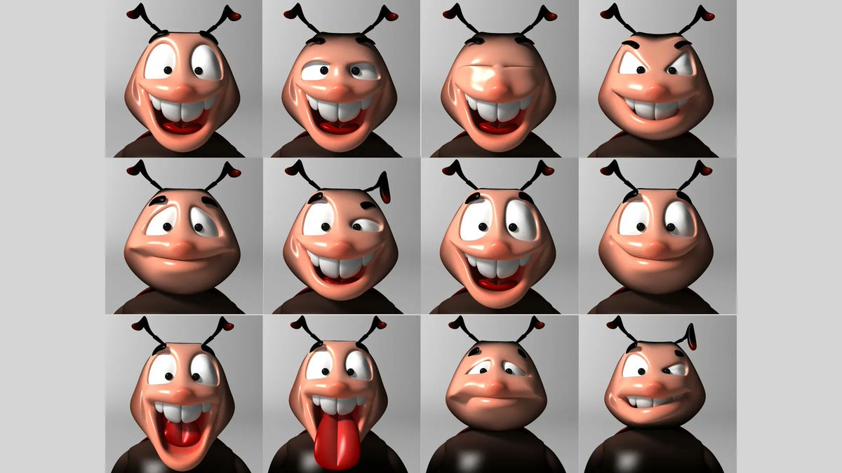 flatpyramid's tweet photo. ladybug #3DModel w morphing targets 4 facial expressions https://t.co/ZYPOL6XQ9k
