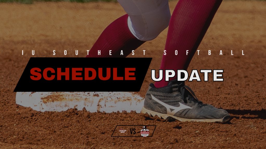 SCHEDULE UPDATE: The 2022 home opener for IU Southeast Softball vs <a href="/CCSJAthletics/">Crimson Wave</a> has been moved to Saturday, Feb. 19 at 12:30 pm due to the weather forecast later in the week.
