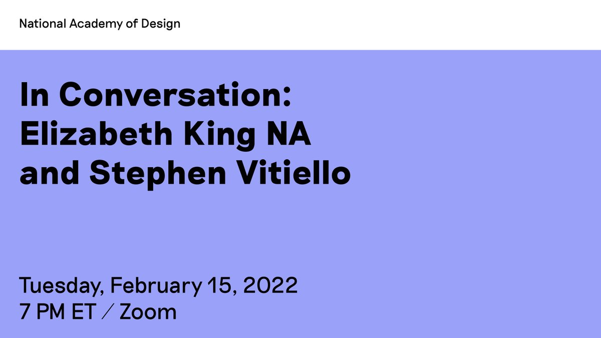 Please join us for a dynamic conversation this evening at 7pm between Elizabeth King NA and Stephen Vitiello, two of the artists featured in Media Relay: An Exhibition in Two Parts at <a href="/ps122gallery/">ps122gallery</a> 

Register now: bit.ly/3BraUX4
Read more: loom.ly/6UH4HLA