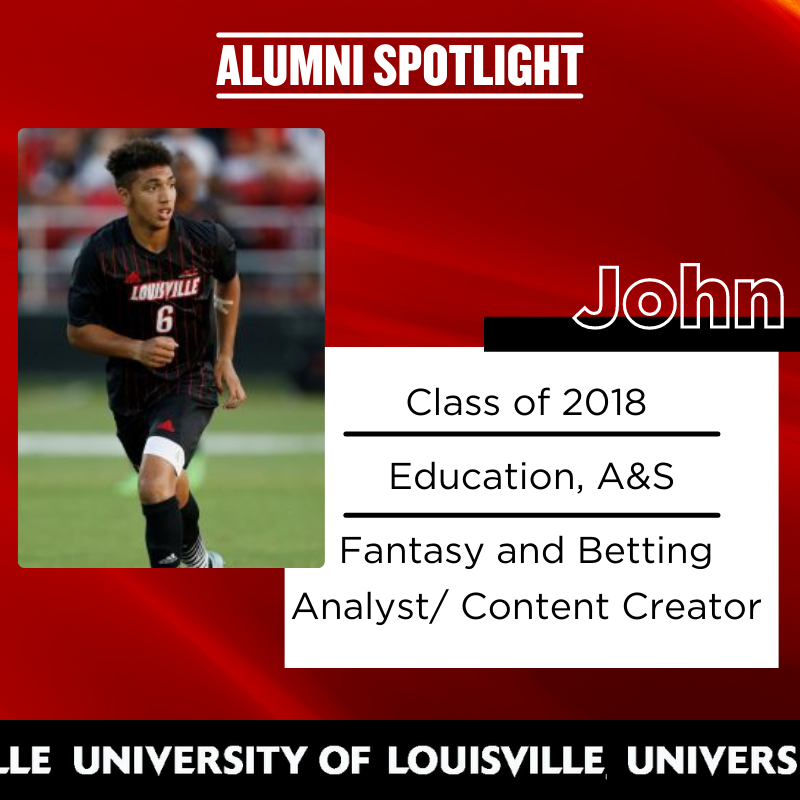UofLAlum's tweet photo. Soccer player 👉 Teacher 👉 Sports Analyst

@JwrightOfficial has taken different career paths and found new passions along the way. Read more!