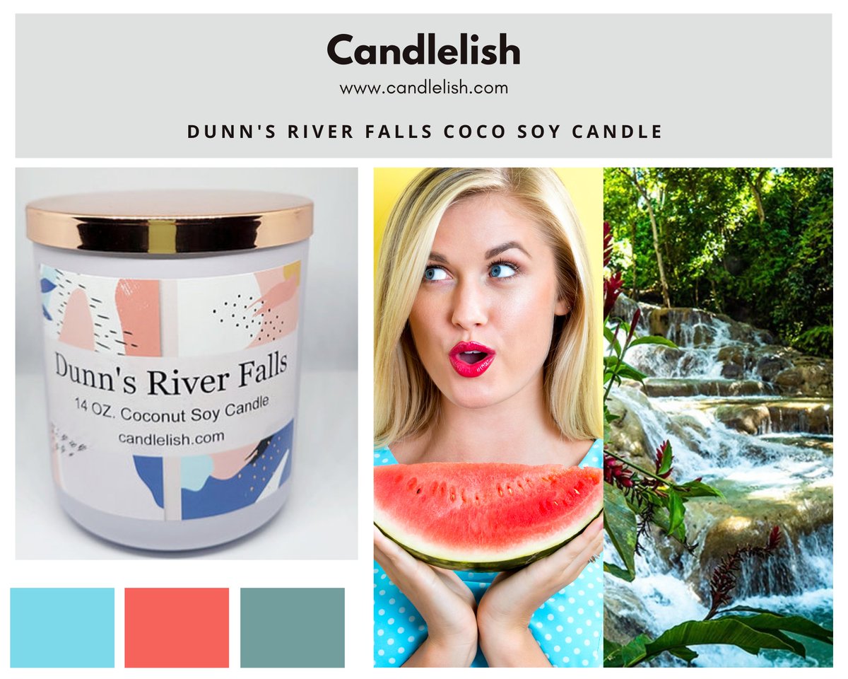 Dunn's River Falls Coconut Beeswax Candle will remind you of the picturesque White River waterfall in St. Ann, Jamaica. A carefree scent that will inspire you to book an island vacation.
candlelish.com
#soycandles #candles #coconutwaxcandles #cocosoy #beeswaxcandles