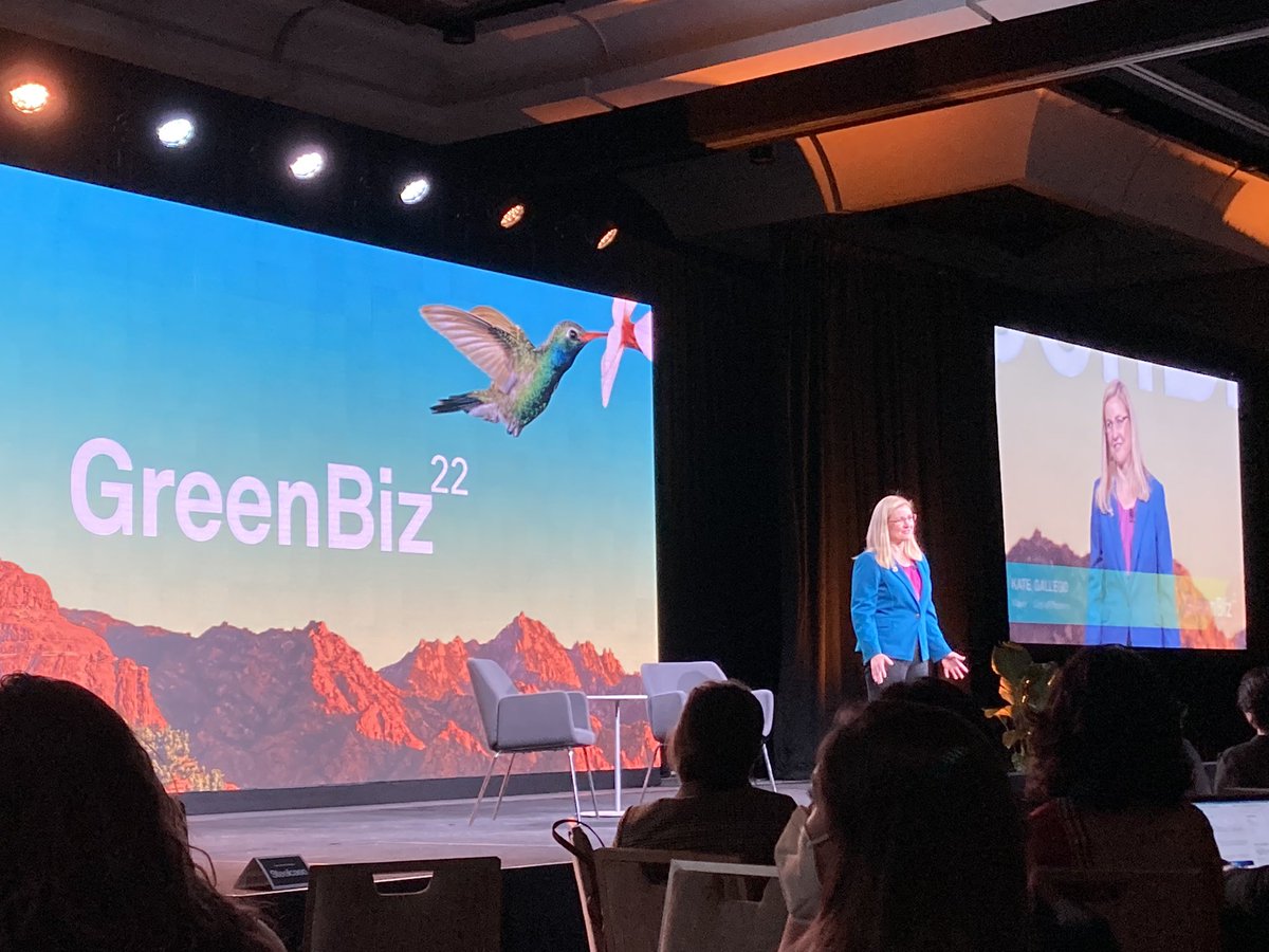 Feels good to be back together for #GreenBiz22 and watch <a href="/MayorGallego/">Mayor Kate Gallego</a> kick off the conference inviting attendees to engage with the Phoenix area on all things #circulareconomy and #innovation <a href="/GreenBiz/">Green Biz</a>