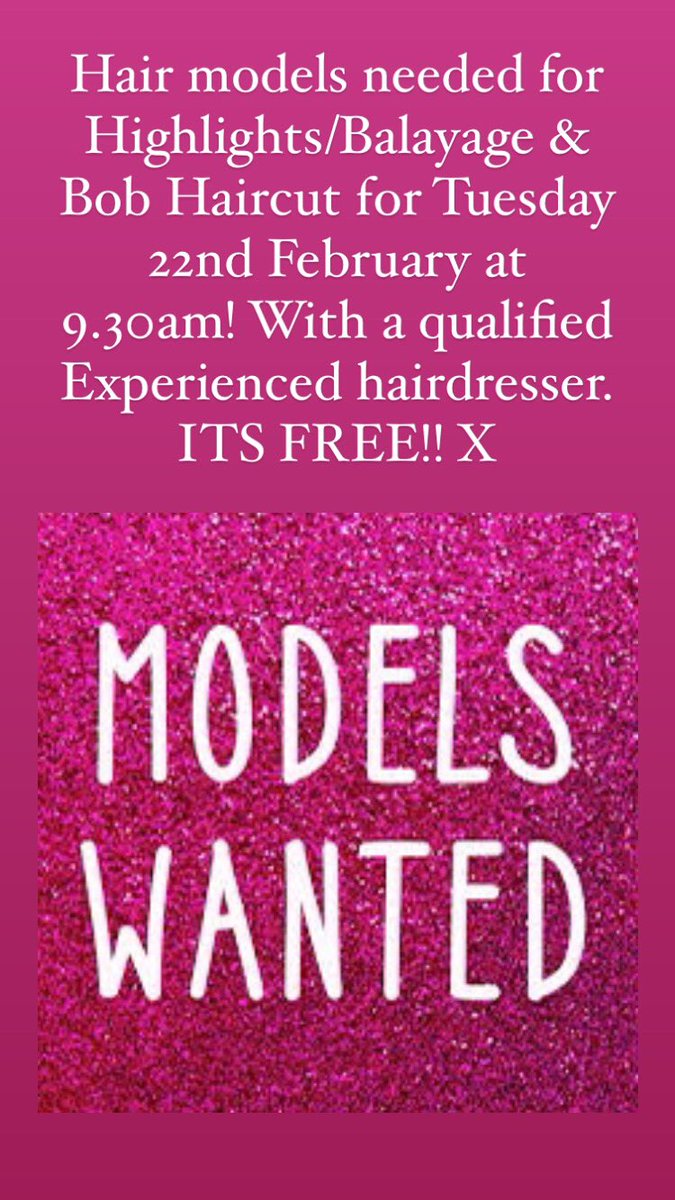 Model needed for Tuesday at 9.30am x