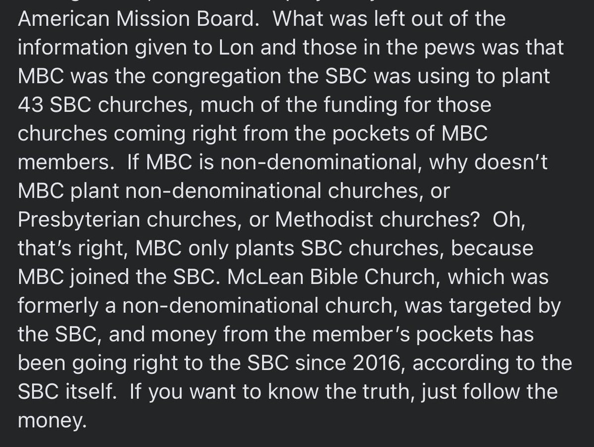 savembc1's tweet photo. The Rise and Fall of MBC: it all goes back to 2015 and a pitch for church planting from NAMB’s #clintclifton and #wadeburnett. The story unfolds from there… #sbctakeover #lonforcedout #savembc #NAMB #SBC We’ve always been a member of the SBC #davidplatt. Follow the money. https://t.co/KkAH3zehsK