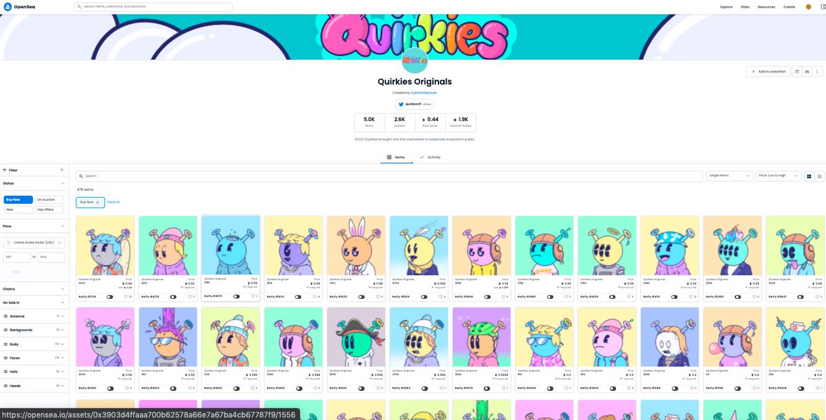 In honor of <a href="/quirkiesnft/">Quirkies</a> success, I'm going to giveaway a Quirky to someone who retweets and follows this account! Ends in 72 hours, good luck 

#NFT #NFTGiveaway #quirkies #quirkiesnft #NFTCommumity