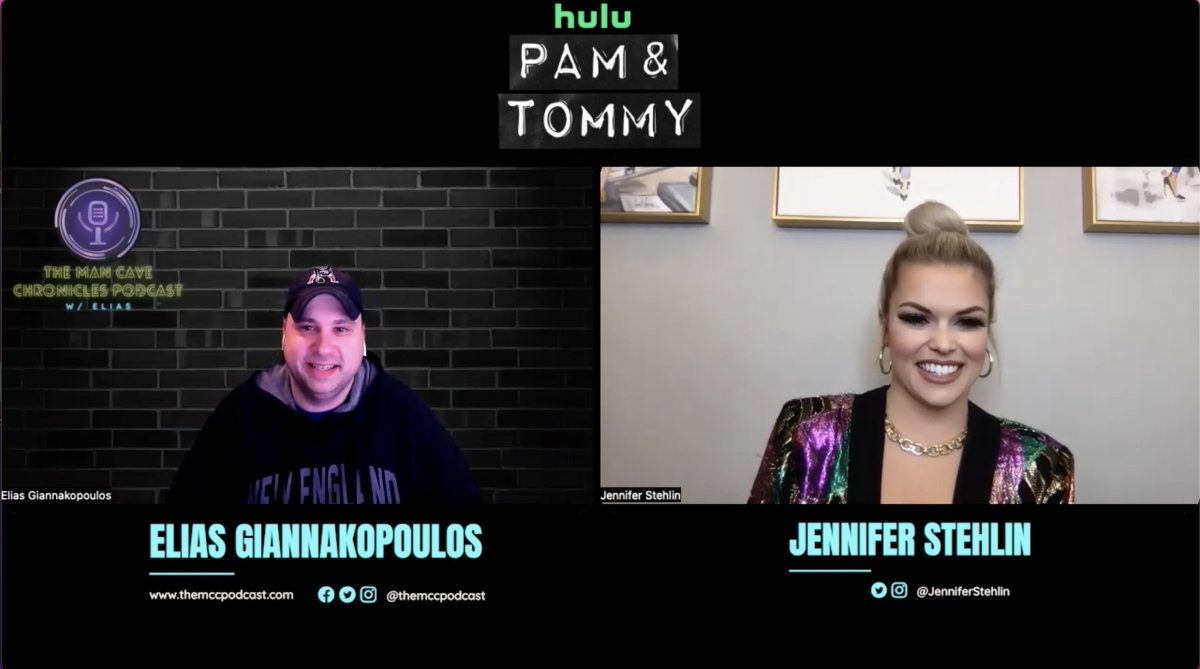 .@JenniferStehlin recently joined host @EliasG77 in the cave! She talks about her role on @pamandtommy & more! Watch on: ⤵ YouTube : bit.ly/3LzjTKn Listen on ⤵ Apple: apple.co/3GLRxZG Spotify: spoti.fi/3GX99Sh #PamAndTommy #Hulu