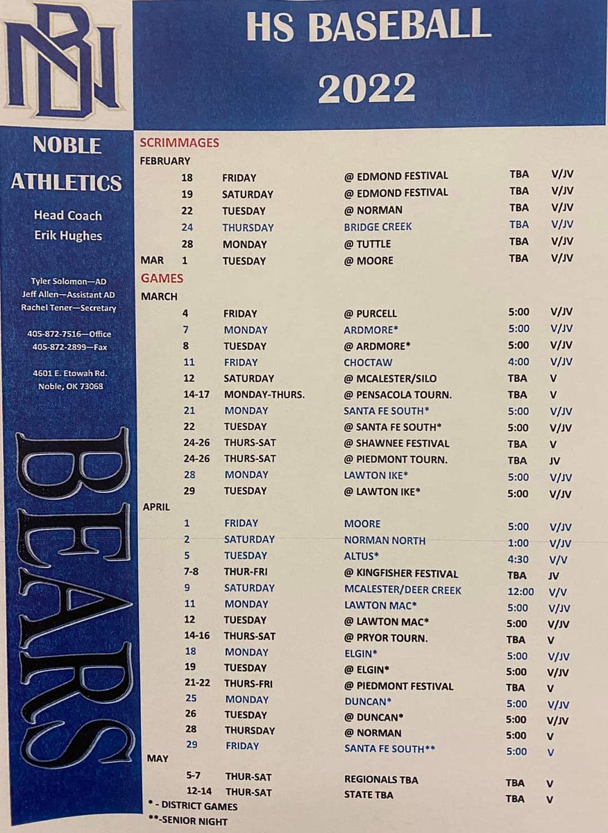 Ready to get this season started💥⚾️ #BearBrandBaseball #Classof2023 <a href="/BaseballNoble/">NobleBaseball</a> <a href="/oc_cobble/">Lonny Cobble</a> <a href="/PaulPulley17/">Paul Pulley</a> <a href="/Steve_Serratore/">Steve Serratore</a> <a href="/LandonHay28/">Landon Hay</a> <a href="/CoastRecruits/">Coast 2 Coast Recruits</a> <a href="/PbrUrban/">Andy Urban PBR</a> <a href="/OklahomaExpress/">Oklahoma Express Baseball</a> <a href="/jucoroute/">#JucoRoute</a> <a href="/FieldLevel/">FieldLevel</a>
