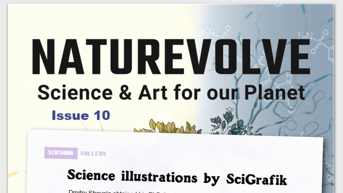 Happy to share that science illustrations by <a href="/SciGrafik/">Dmitry Shevela 🇺🇦</a> 🇸🇪 have been featured in a recent issue of <a href="/Naturevolve/">NatureVolve | Science & Sustainability Stories</a> 🇬🇧 magazine (naturevolve.com)!  

#sciart #scicomm #science