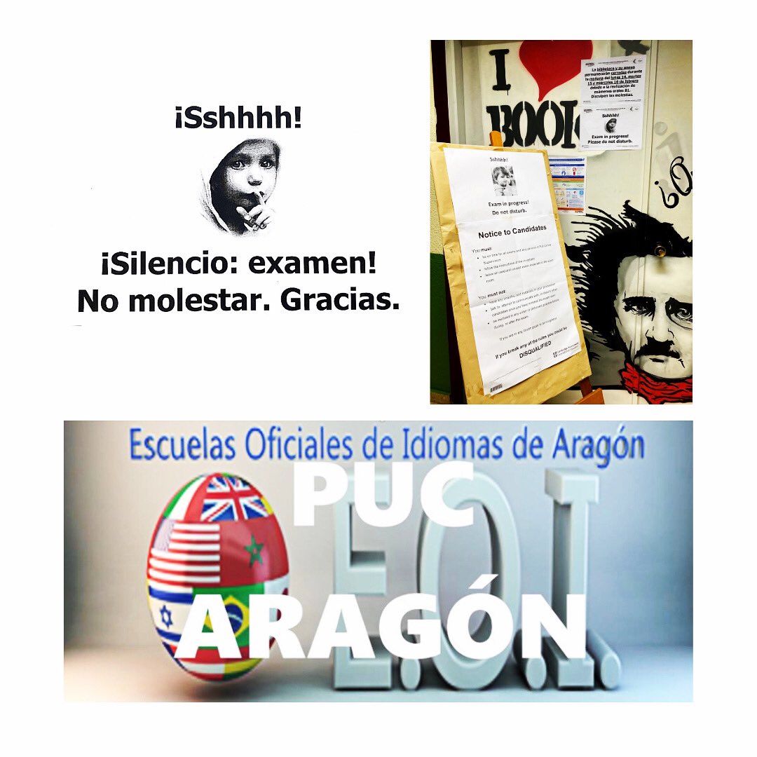 ✍️Prueba de certificación del nivel B1 de inglés de la E.O.I. a la que optan nuestros alumnos de 4°ESO del Programa Bilingüe en el IES Pedro de Luna: 🗣prueba oral los días 14, 15 y 16 y 📝 escrita el 23 de febrero. ¡Mucha suerte a tod@s! 🍀
#b1eoi 
#eoiaragon 
#iespedrodeluna