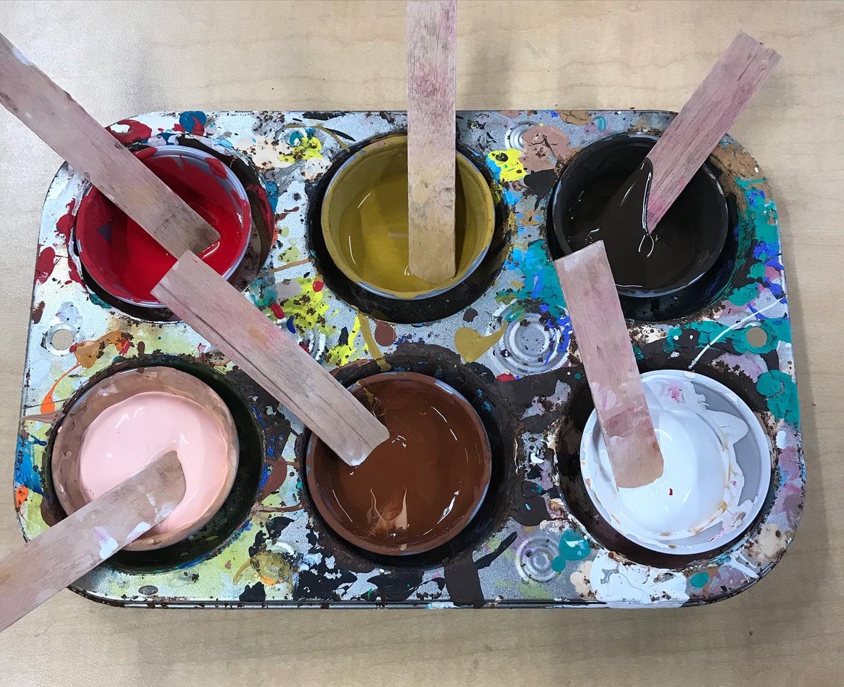 IHPrimary's tweet photo. Mrs. Zink's Kindergarten students
collaborated with Mrs. Girdler to create new self-portraits which are now hanging in their classroom. #thecolorsofus #ihpromise #shineweek https://t.co/dxU92jorb7