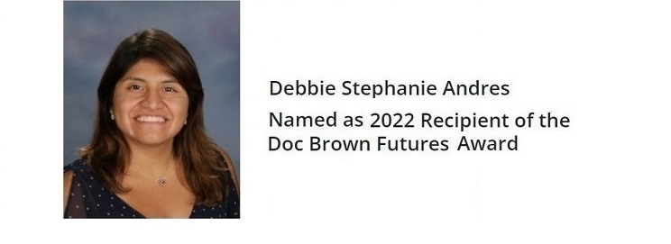 AAPTHQ's tweet image. AAPT is pleased to announce that the 2022 recipient of the Doc Brown Futures Award is Debbie Andres. Read more ➡ ow.ly/764q50HW25u #aaptnews
