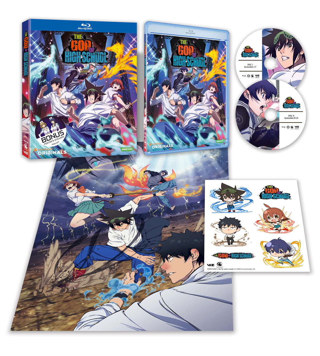 WTK on X: The God of High School: Complete Season Blu-ray via Crunchyroll  x VIZ Media. April 19.   / X