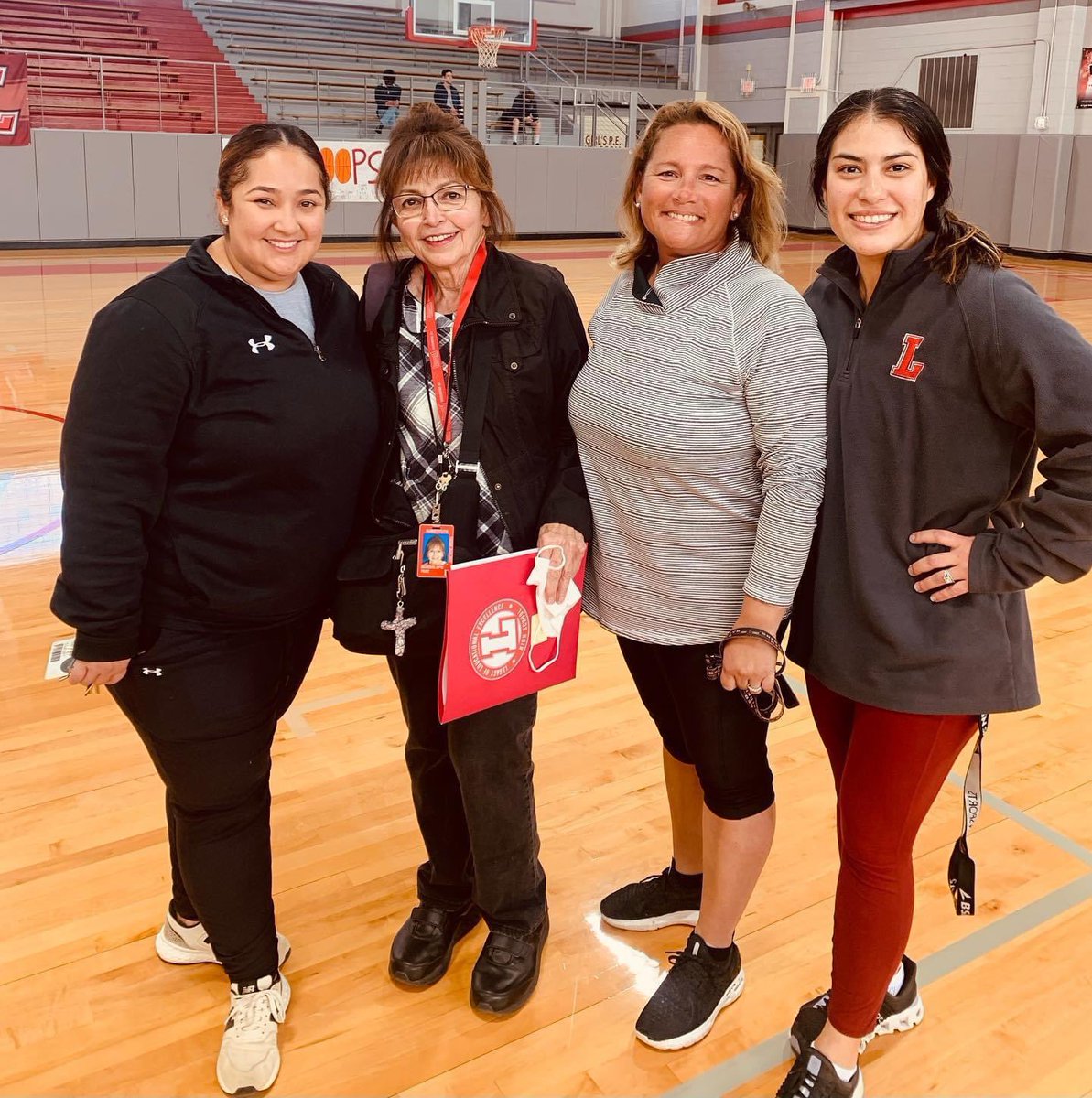 LeeVolsVB's tweet photo. 16 years ago, Coach Ruiz retired after 25+ years as the LEE head volleyball coach. Today she subbed at LEE and made a few former players and colleagues very happy!
Thank you for making our day, week, and year! #legend #golee #leevols https://t.co/ApVEUb7WvN