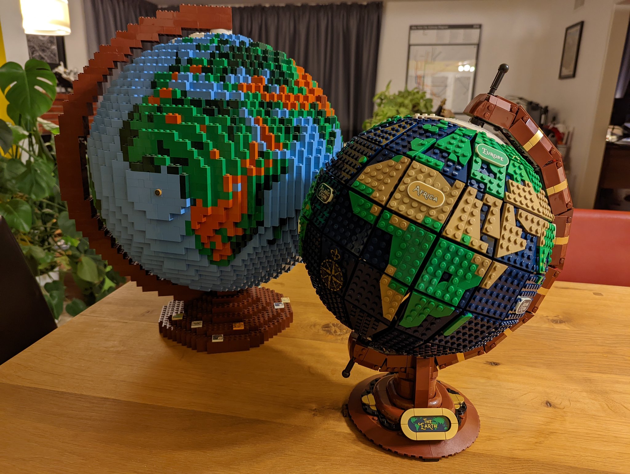 Kenneth Field on X: I much prefer the MOC globe I built a few